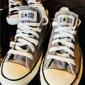 Women's Gray Converse Sneakers